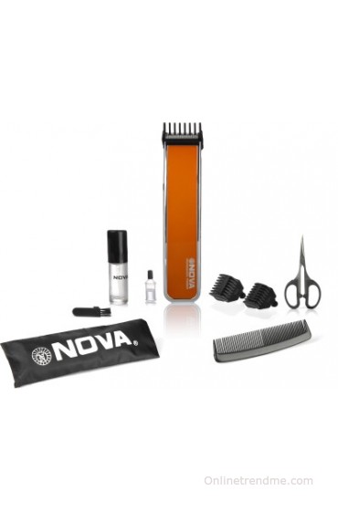 Nova Advanced Skin Friendly Precision NHT 1055 O Trimmer For Men(Orange)